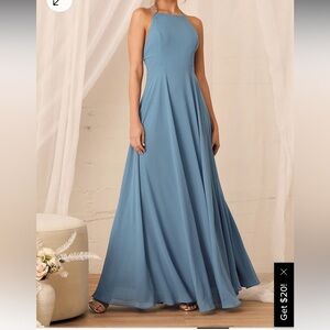 Lulu’s Mystical Kind of Love Maxi in Slate Blue